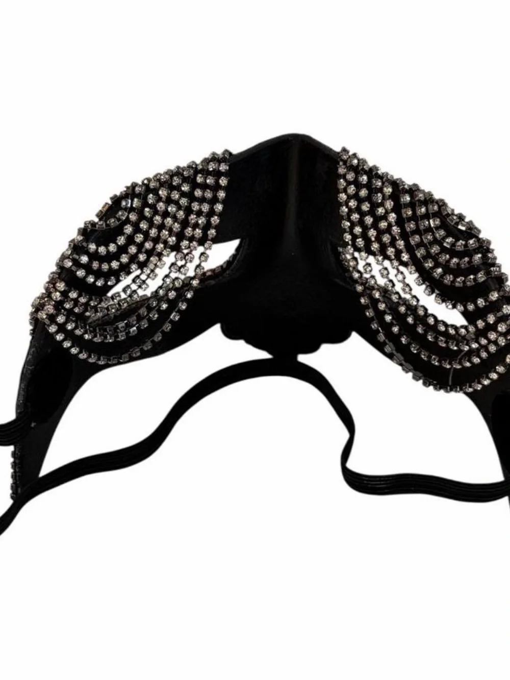 N/A black rhinestone